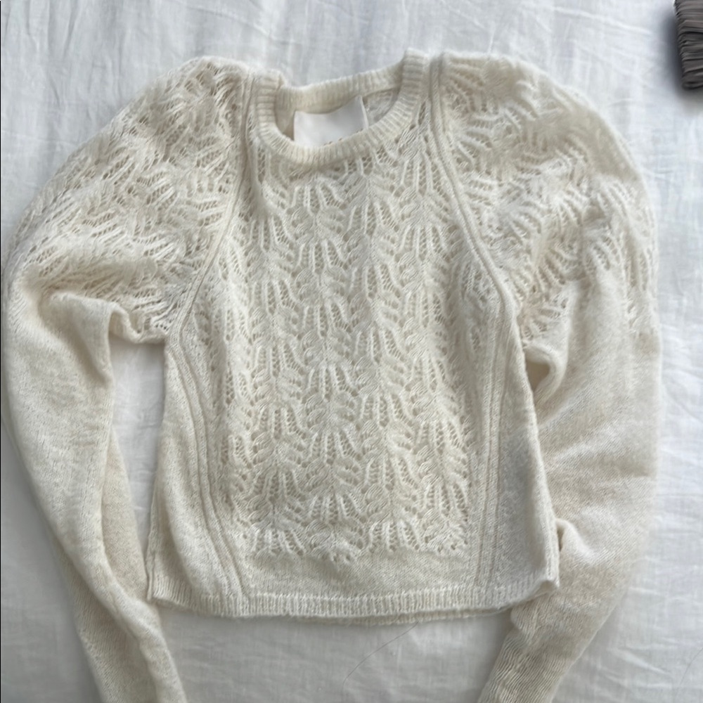White Knit Sweater